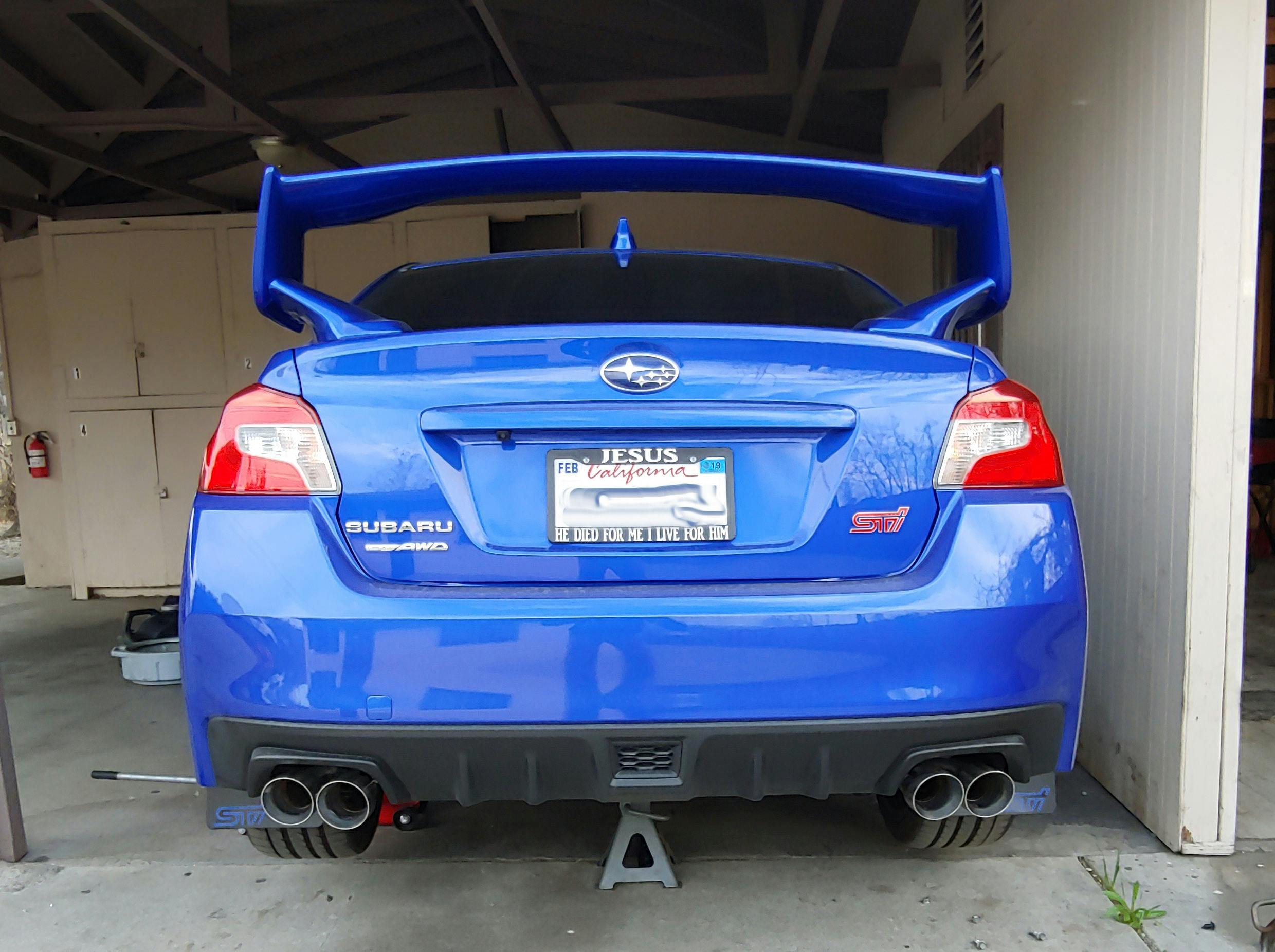 MAP AxleBack Exhaust 20152019 Subaru WRX/STi Sedans (WRX4GRMDSC